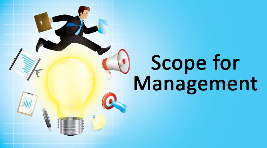 scope of management job.