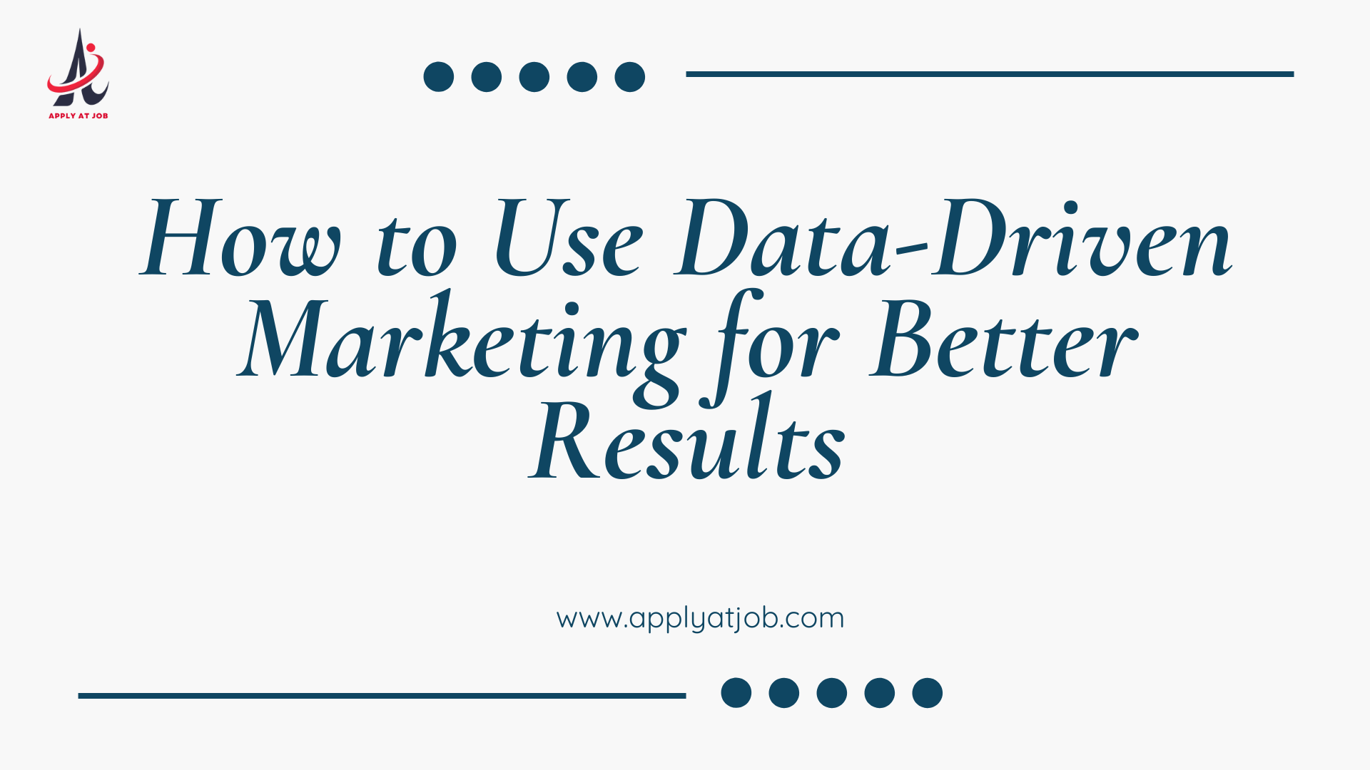 How to Use Data-Driven Marketing for Better Results