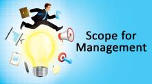 scope of management job.