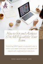 How to Set and Achieve SMART Goals for Your Team