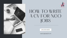 How to Write a CV for NGO Jobs